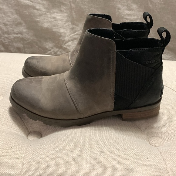 Sorel Women’s EMELIE CHELSEA Quarry Ankle Boots SZ 8 Bohemian Western Cowgirl - Picture 4 of 16